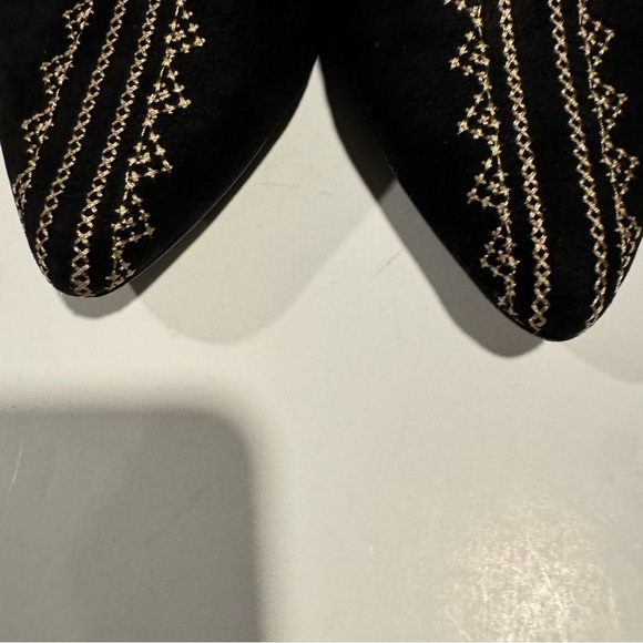 Joie Adia Mules Embroidered Pointed Toe Flats Shoes Size 37 - Picture 5 of 12